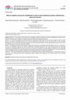 Research paper thumbnail of Effect Of Cognitive And Exercise Rehabilitation On Gait In Male Schizophrenic Patients Suffering From Depression Disorder