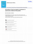 Research paper thumbnail of The Politics of Anti-Corruption Crackdowns in Autocracies: Evidence from Jordan