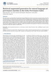Research paper thumbnail of Retrieval-augmented generation for natural language art provenance searches in the Getty Provenance Index