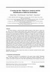 Research paper thumbnail of Crossing the line: Multi-layer analysis and the identification of different borderlines