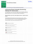 Research paper thumbnail of AAG Review of Books: Confronting Climate Coloniality Decolonizing Pathways for Climate Justice