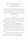 Research paper thumbnail of Dispositional Optimism Fosters Opportunity‐Congruent Coping With Occupational Uncertainty