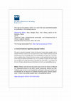 Research paper thumbnail of “Confucian” traits, entrepreneurial personality, and entrepreneurship in China: a regional analysis