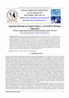 Research paper thumbnail of Optimal Selection of Cotton Fabrics: A WASPAS Method Approach
