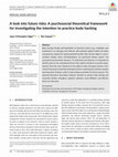 Research paper thumbnail of A look into future risks: A psychosocial theoretical framework for investigating the intention to practice body hacking