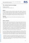 Research paper thumbnail of The untimely historical sociologist