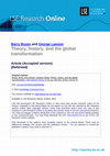 Research paper thumbnail of Theory, history, and the global transformation