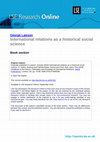 Research paper thumbnail of International Relations as a Historical Social Science