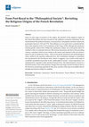 Research paper thumbnail of From Port-Royal to the "Philosophical Society": Revisiting the Religious Origins of the French Revolution