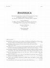 Research paper thumbnail of FROM IKKUWANIYA TO URA. A reassessment of the geography of the Hūlaya River Land according to the Hittite archaeological and philological evidence