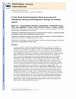 Research paper thumbnail of In vivo small animal imaging for early assessment of therapeutic efficacy of photodynamic therapy for prostate cancer