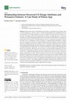 Research paper thumbnail of Relationship between Perceived UX Design Attributes and Persuasive Features: A Case Study of Fitness App