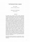 Research paper thumbnail of The Phenomenal Evidence Argument