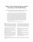 Research paper thumbnail of Mesha's Moab: Settlement Patterns and Site Interactions on the Madaba Plateau