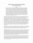 Research paper thumbnail of Epistemic Theories and Metatheoretical Validation