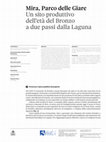 Research paper thumbnail of Mira, Parco delle Giare Un sito produttivo dell’età del Bronzo a due passi dalla Laguna: Un sito produttivo dell’età del Bronzo a due passi dalla Laguna