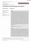 Research paper thumbnail of Unsettling the self: Autoethnography and related kin