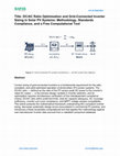 Research paper thumbnail of DC/AC Ratio Optimisation and Grid-Connected Inverter Sizing in Solar PV Systems: Methodology, Standards Compliance, and a Free Computational Tool