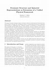 Research paper thumbnail of Fermionic Structure and Spinorial Representations as Extensions of a Unified Physical Framework