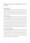 Research paper thumbnail of Developing Corporate Governance Research through Qualitative Methods: A Review of Previous Studies