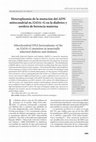 Research paper thumbnail of Heteroplasmia de la mutación del ADN mitocondrial m.3243A>G en la diabetes y sordera de herencia materna