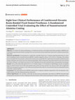 Research paper thumbnail of Eight-Year Clinical Performance of Cantilevered Zirconia Resin-Bonded Fixed Dental Prostheses: A Randomized Controlled Trial Evaluating the Effect of Nanostructured Alumina Coating.
