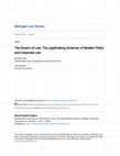 Research paper thumbnail of The Illusion of Law: The Legitimating Schemas of Modern Policy and Corporate Law