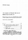 Research paper thumbnail of The Corporate Law Paradox: The Case for Restructuring Corporate Law