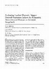Research paper thumbnail of Evaluating landsat thematic mapper derived vegetation indices for estimating above-ground biomass on semiarid rangelands