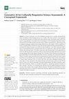 Research paper thumbnail of Generative AI for Culturally Responsive Science Assessment: A Conceptual Framework