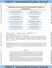 Research paper thumbnail of Yield Improvement Strategy in a Pharmaceutical Company in Central Mexico