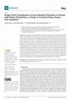 Research paper thumbnail of Single-Trial Classification of Error-Related Potentials in People with Motor Disabilities: A Study in Cerebral Palsy, Stroke, and Amputees