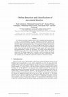 Research paper thumbnail of Online detection and classification of movement kinetics