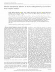 Research paper thumbnail of Efficient neuroplasticity induction in chronic stroke patients by an associative brain-computer interface