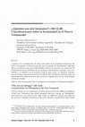 Research paper thumbnail of «Quiénes son mis hermanos?» (Mt 12,48) Consideraciones sobre la hermandad en el nuevo testamento] «¿Quiénes son mis hermanos?» (Mt 12,48) Consideraciones sobre la hermandad en el Nuevo Testamento