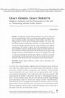 Research paper thumbnail of Leaky Genres, Leaky Subjects: Religious Authority and the Presentation of the Self in a Feminizing Muslim Public Sphere