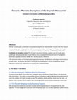 Research paper thumbnail of Toward a Phonetic Decryption of the Voynich Manuscript: Correction of Methodological Bias (Version 2)