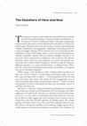 Research paper thumbnail of "The Elsewhere of Here and Now" [Uncorrected proofs]