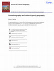 Research paper thumbnail of Postethnography and cultural (sport) geography