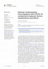 Research paper thumbnail of Understanding noncompliance with COVID-19 containment measures: factors, manifestations and effects