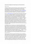 Research paper thumbnail of The Iran War Strengthens the Already Strong Case for Renewable Power