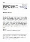 Research paper thumbnail of Exploitation, Incentives, and Community: A Socialist Reading of the Parable of the Talents / Explotación, Incentivos y Comunidad: una lectura socialista de la Parábola de los Talentos