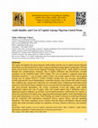 Research paper thumbnail of Audit Quality and Cost of Capital Among Nigerian Listed Firms