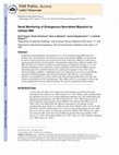 Research paper thumbnail of Serial monitoring of endogenous neuroblast migration by cellular MRI