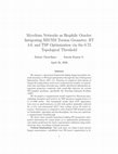 Research paper thumbnail of Mycelium Networks as Biophilic Oracles: Integrating RECSM Torsion Geometry, IIT 4.0, and TSP Optimization via the 0.72 Topological Threshold