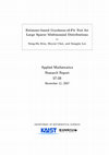 Research paper thumbnail of Estimate-based goodness-of-fit test for large sparse multinomial distributions