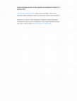 Research paper thumbnail of Reevaluation of the largest published morphological data matrix for phylogenetic analysis of Paleozoic limbed vertebrates