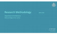 Research paper thumbnail of Built Environment Research Course-2025