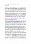 Research paper thumbnail of Is Trump "Easily the Worst President in U. S. History?"