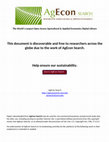 Research paper thumbnail of Distribution of Gains from Research and Promotion in Multi-Stage Production Systems: Further Results